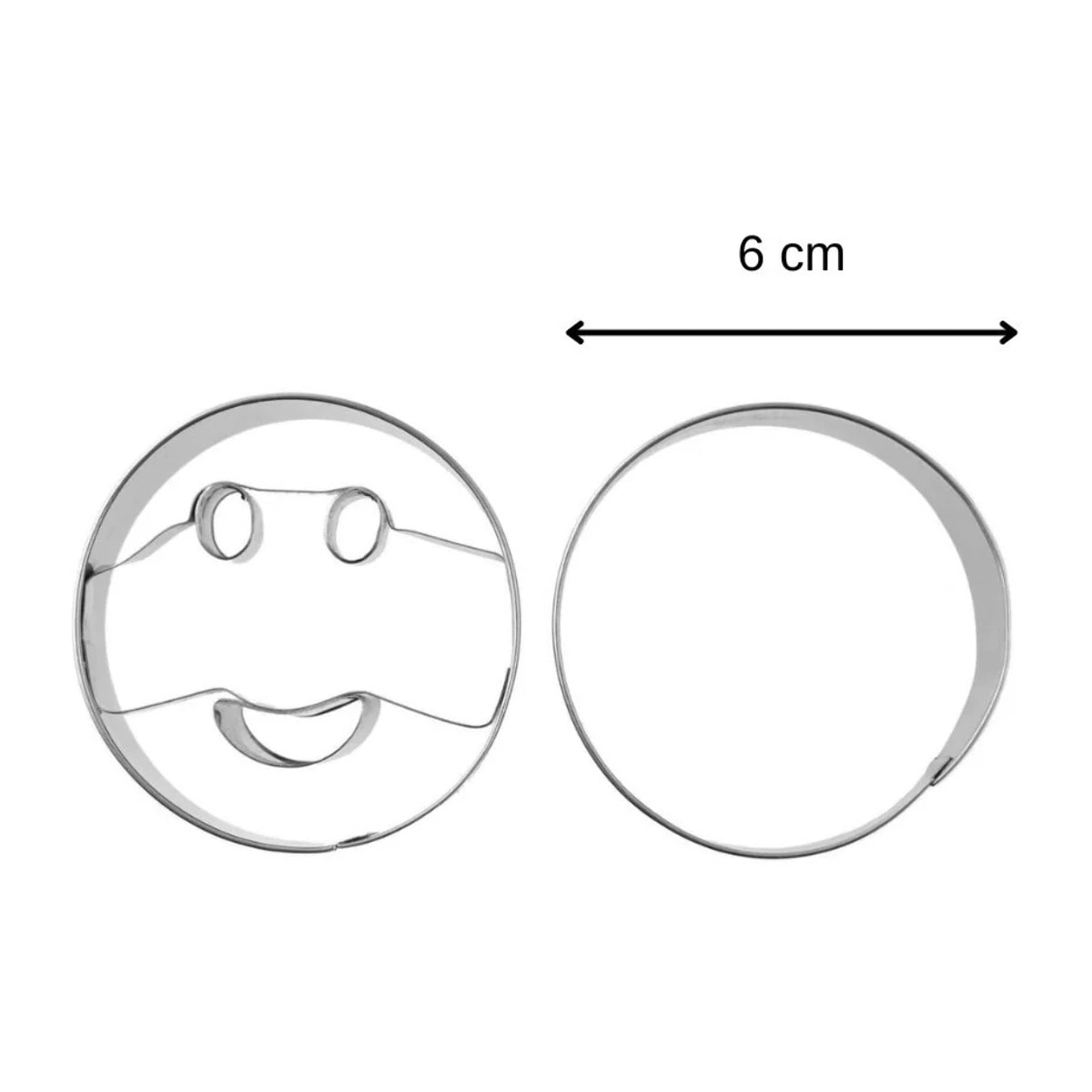 Lot de 2 emporte-pièces smiley forme aléatoire Zenker Emporte-pièces