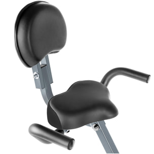 Bicicleta estática plegable FITFIU volante 8kg pulsómetro y respaldo