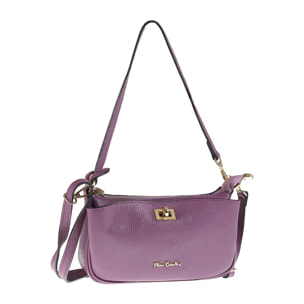 Borsa a spalla da donna Made in Italy - Modello Valoria - 100% pelle - 32.0 x 22.0 x 13.0 cm