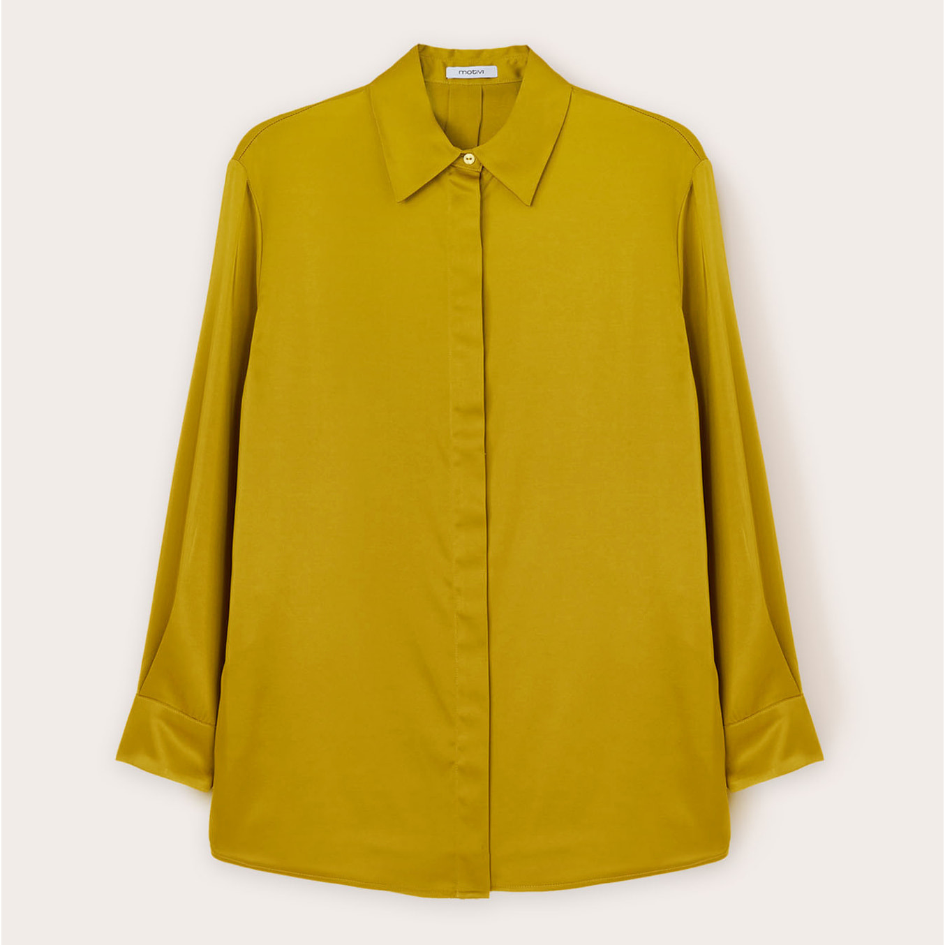 Motivi - Camicia satin - Giallo