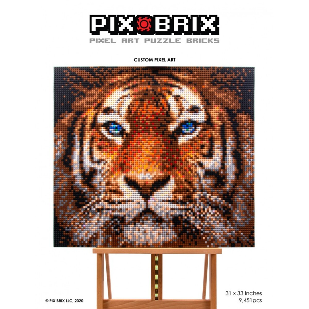 PIX BRIX PIXEL ART TRICERATOPS 454 PIEZAS
