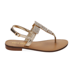 Sandali infradito oro gioiello