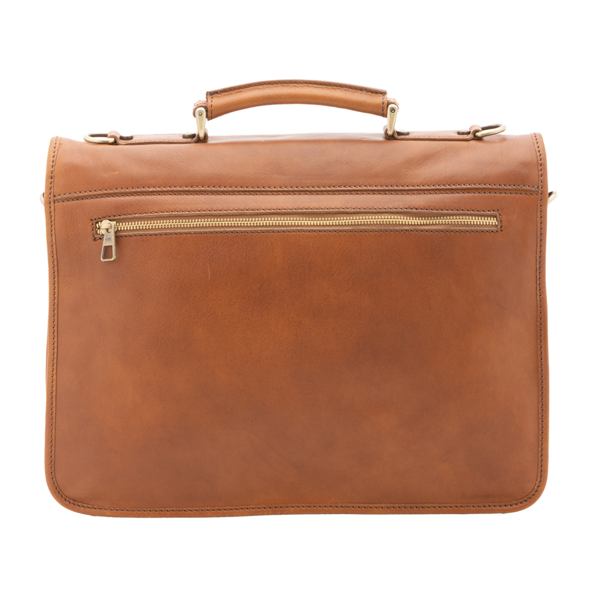 Borsa a mano  unisex In Vera pelle Made in Italy 40x30x6 cm