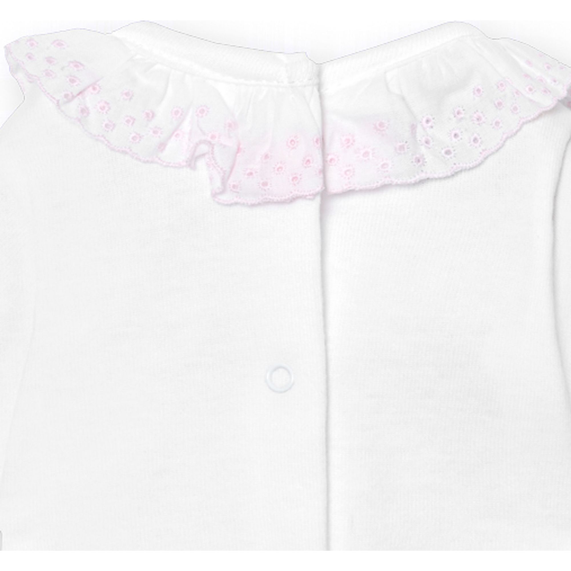 Body bebé manga corta cuello batista