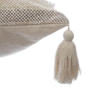 Coussin "Shine" beige 59x59cm