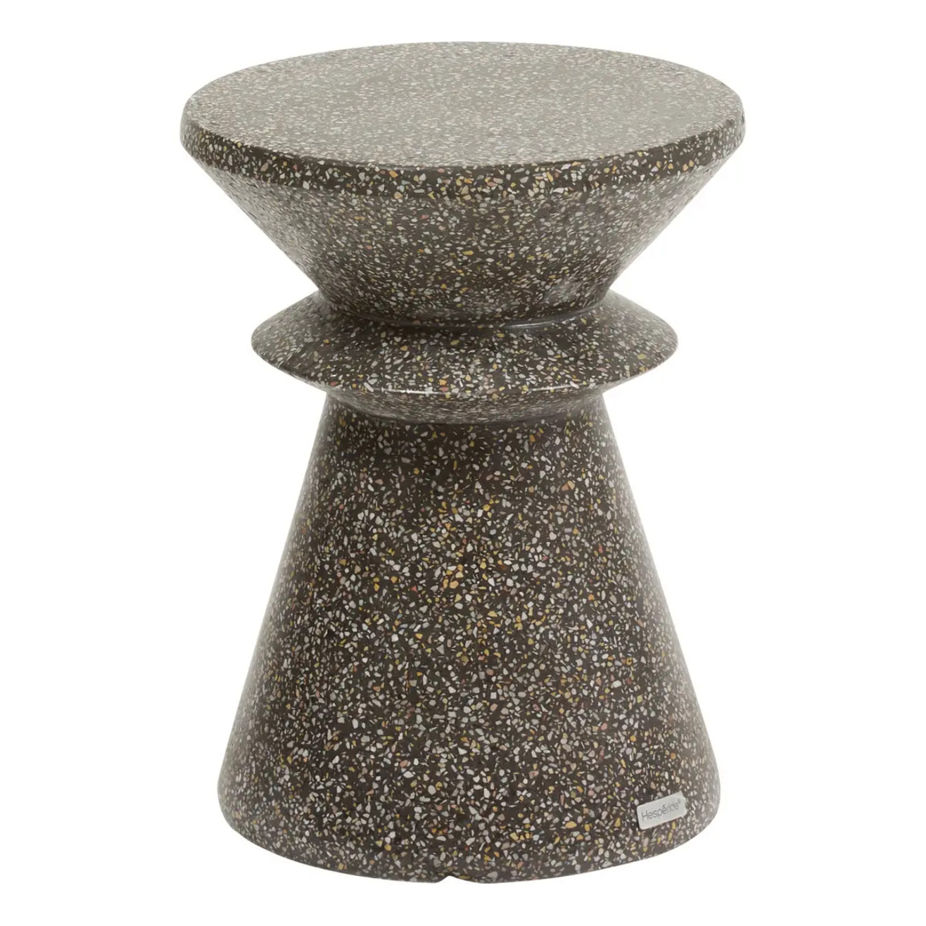 Table d'appoint de jardin Alturio D35cm noir