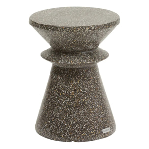 Table d'appoint de jardin Alturio D35cm noir