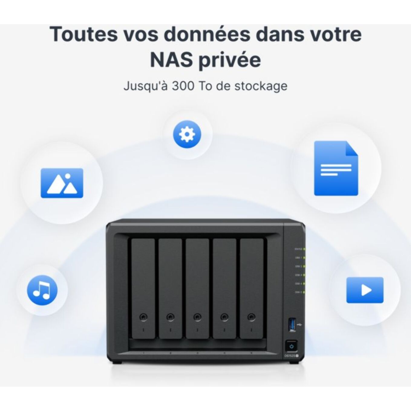 Serveur NAS SYNOLOGY DS1525+