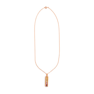 Collar Bu acabado oro rosa 18k