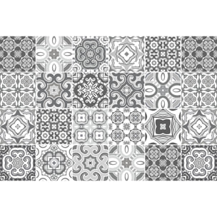 Stickers muraux - Sticker Mural Carrelage adhésif Cuisine Salle de Bain - 24 STICKERS CARRELAGES AZULEJOS VIOLETTINA