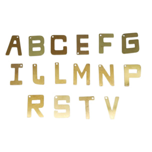 Llavero cuelga movil J en dorado y flecos piel marrón