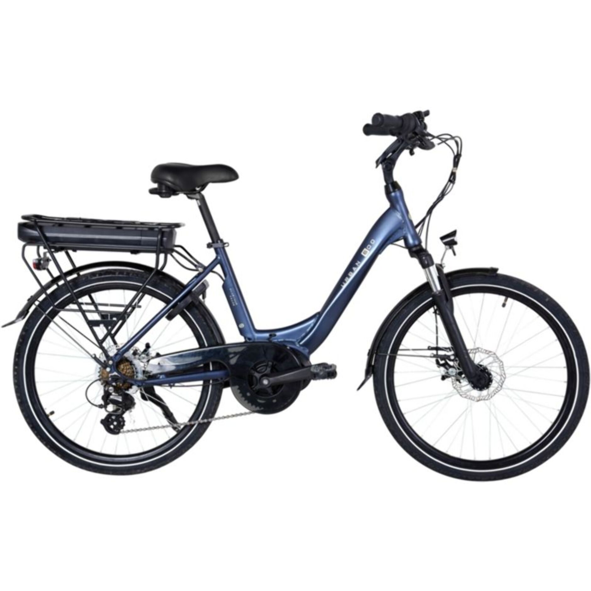 Vélo électrique ESSENTIELB Urban 600 24" bleu nuit