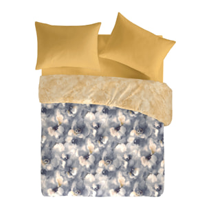 Housse de couette réversible ONILE en coton percale - multicolore - vendue seule