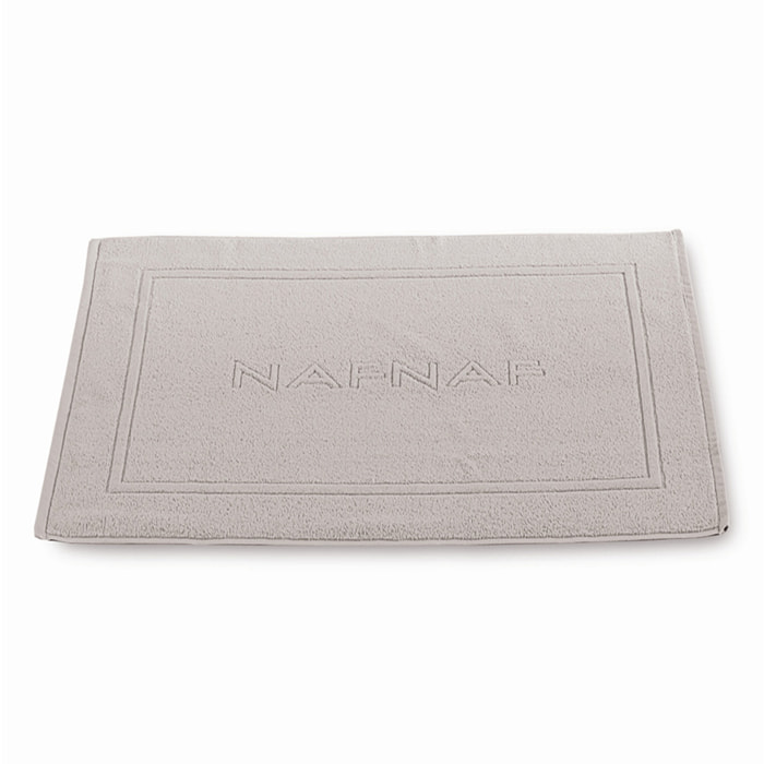 Tapis de bain CASUAL - coton 750 g/m2 - coloris gris perle