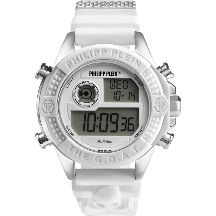 Orologio Philipp Plein THE G.O.A.T. Silicone Bianco