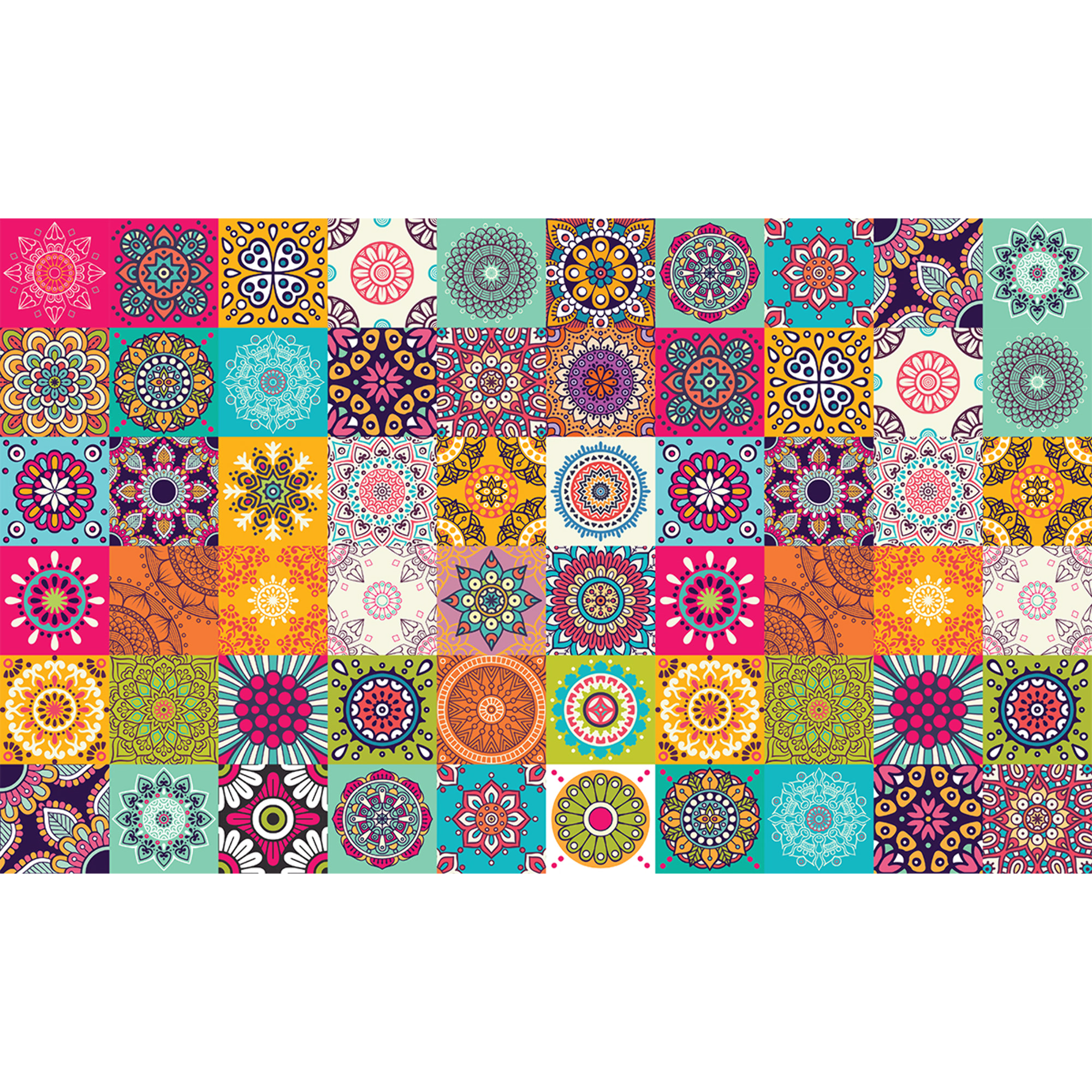 Sticker crédence adhésive - CARRELAGES DU SUD - 60x100cm