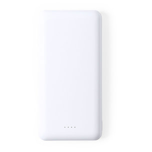 Power bank da 20.000 mAh. 2 uscite USB e 1 ingresso Type C. Cavo non incluso