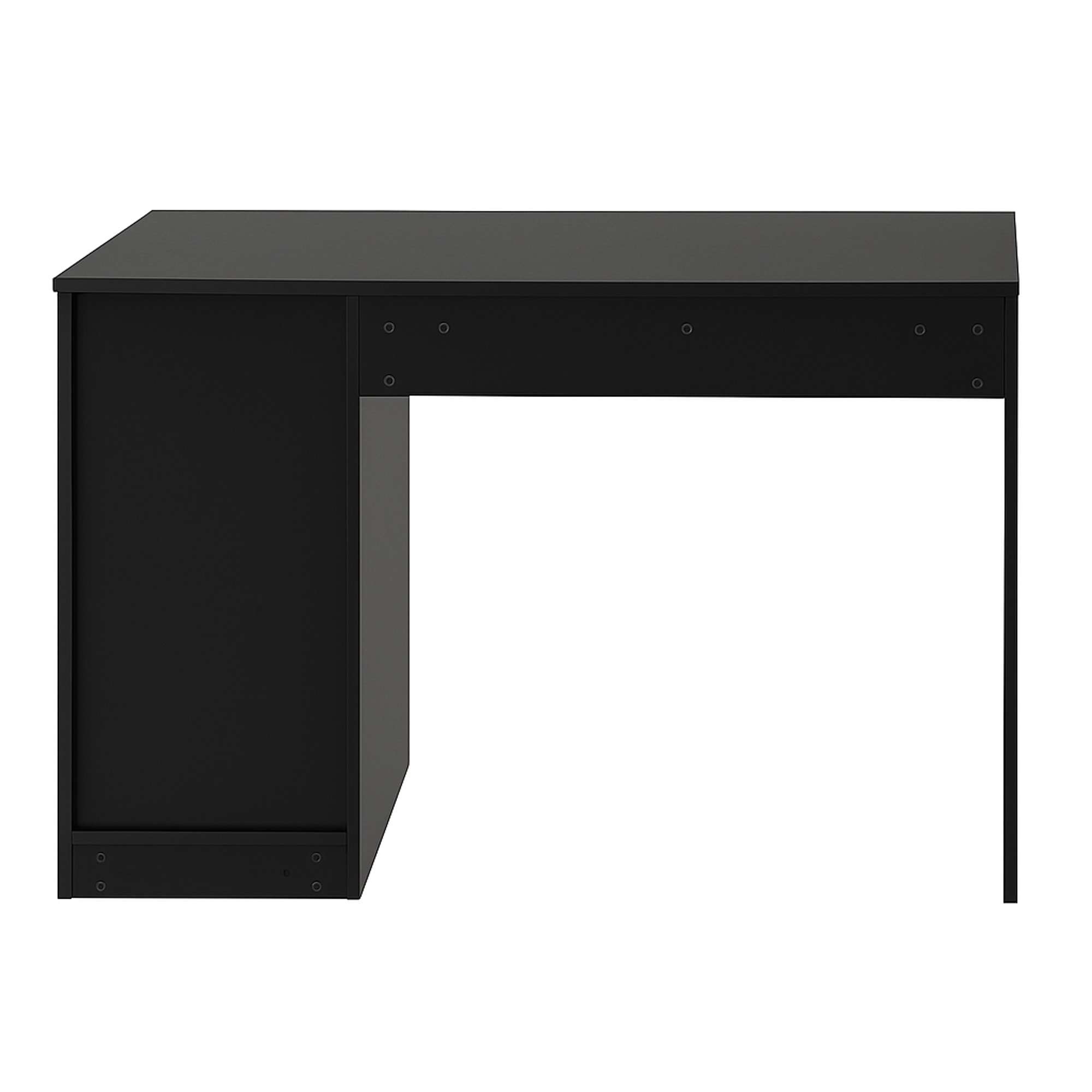 Cassiopea - Scrivania con 4 Cassetti 110x56x73 cm per PC da Ufficio in Legno Nero