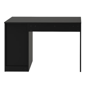 Cassiopea - Scrivania con 4 Cassetti 110x56x73 cm per PC da Ufficio in Legno Nero