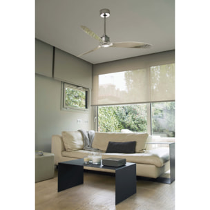 JUST FAN M Ventilatore a soffitto cromo