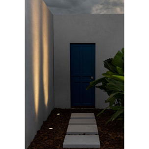 GRUND 80 Empotrable negro inox 7W