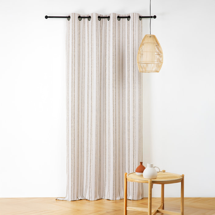 Rideau extérieur déperlant rayé - Vert