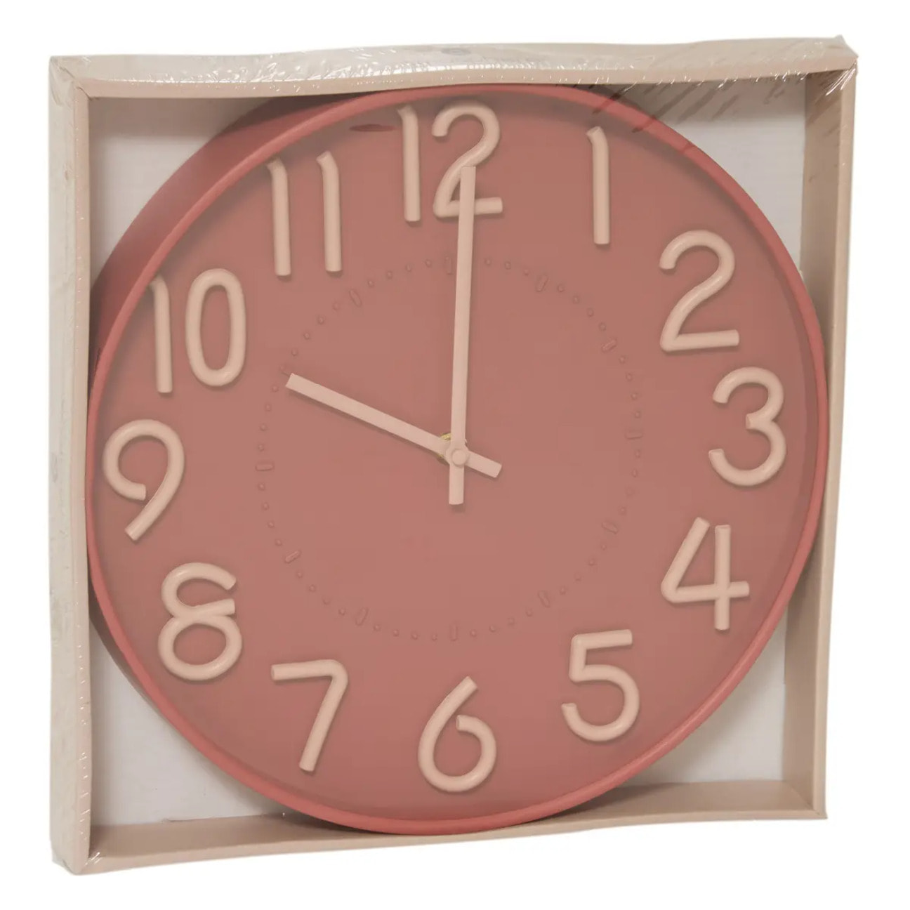 Horloge Homy D.30cm rose