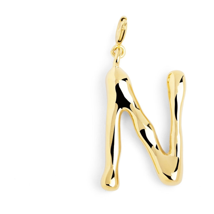 Charm Letter Xl Placcato Oro