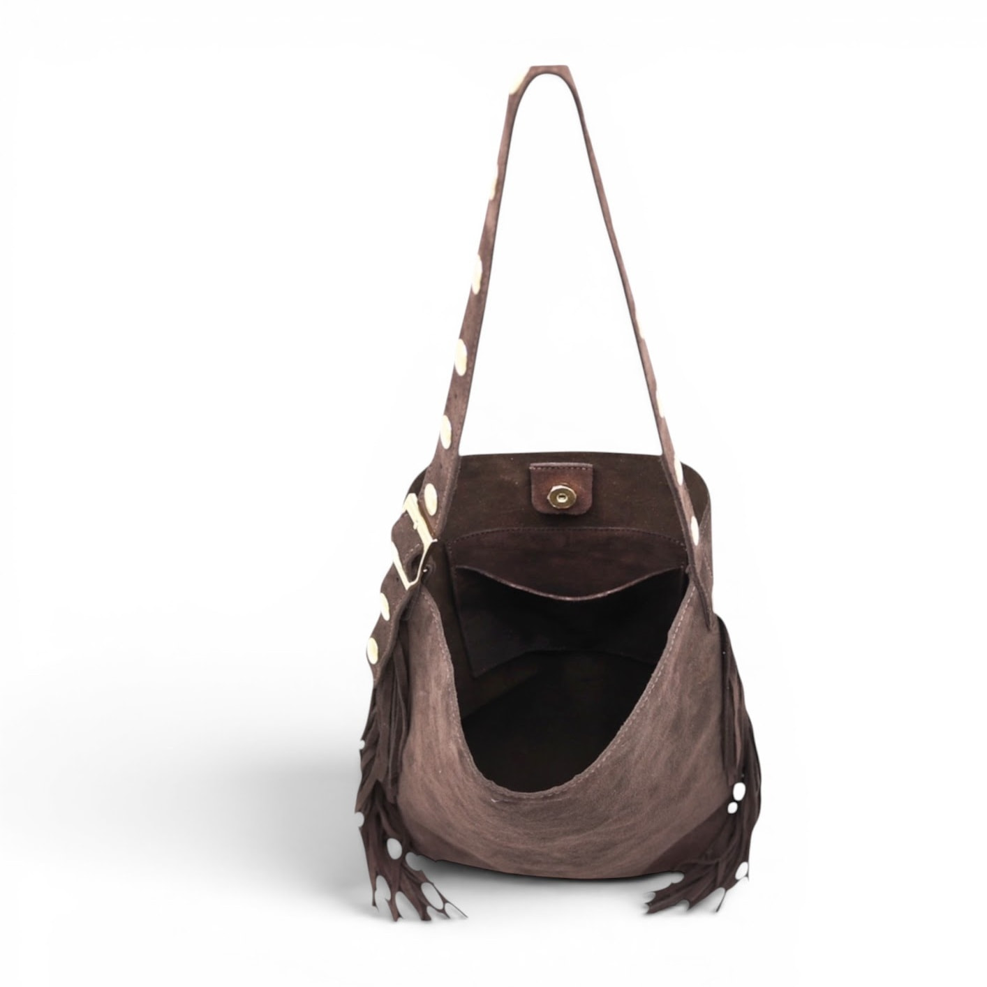Borsa a Spalla Cheval Firenze Rose Testa di Moro
