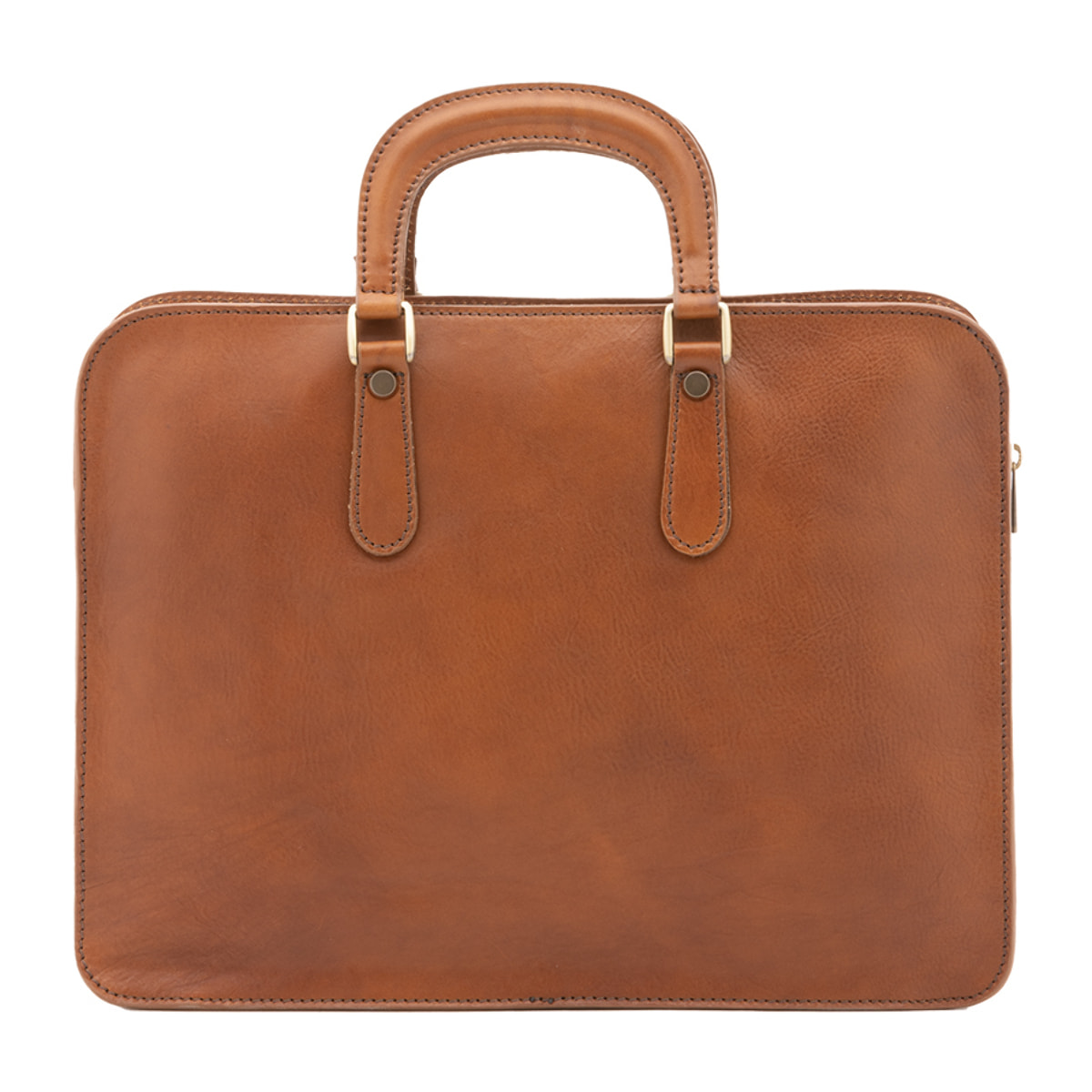 Borsa a mano  unisex In Vera pelle Made in Italy 40x30x8 cm