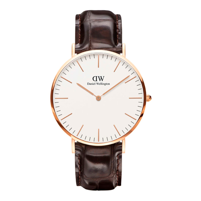 Reloj Daniel Wellington DW00600011 Hombre Analogico Cuarzo con Correa de Cuero