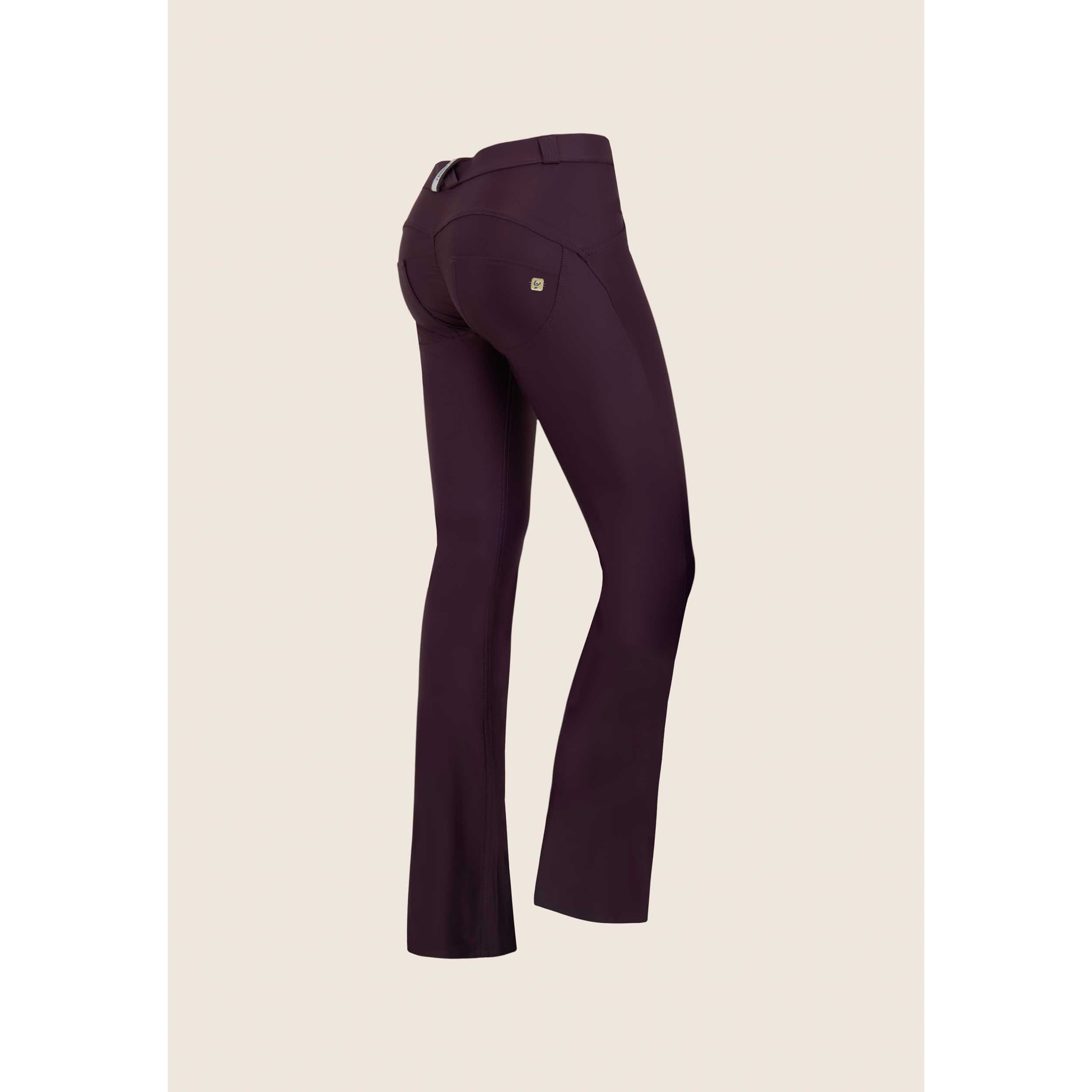 Pantaloni push up WR.UP® skinny mini-flare in jersey tecnico