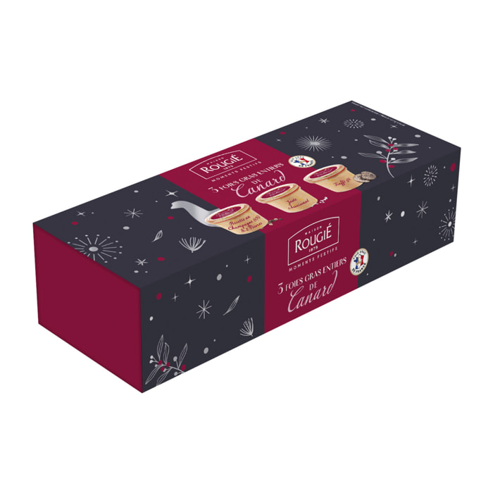 Coffret collection - Trio de foie gras de canard entier - 3x60g