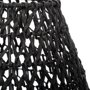 Lámpara de sobremesa metal y papel h35 negro