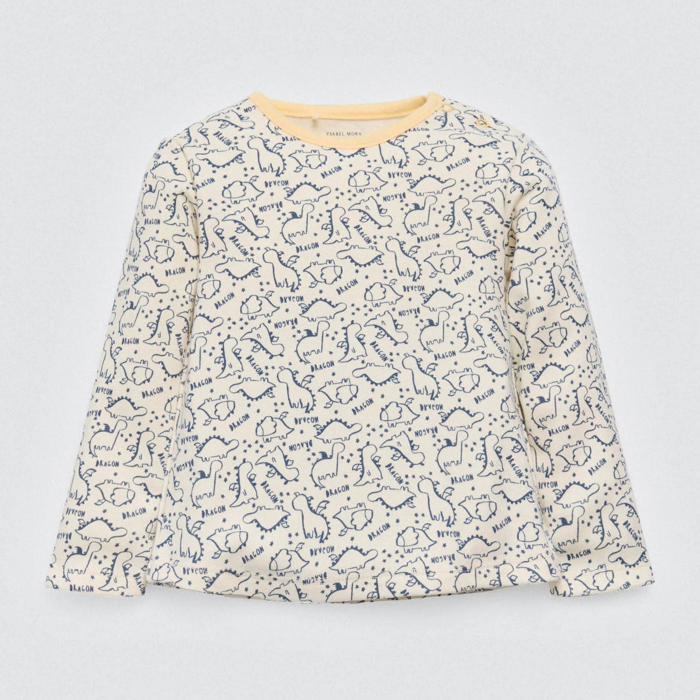 Completo salopette e maglietta a maniche lunghe per neonato Dragon Tale