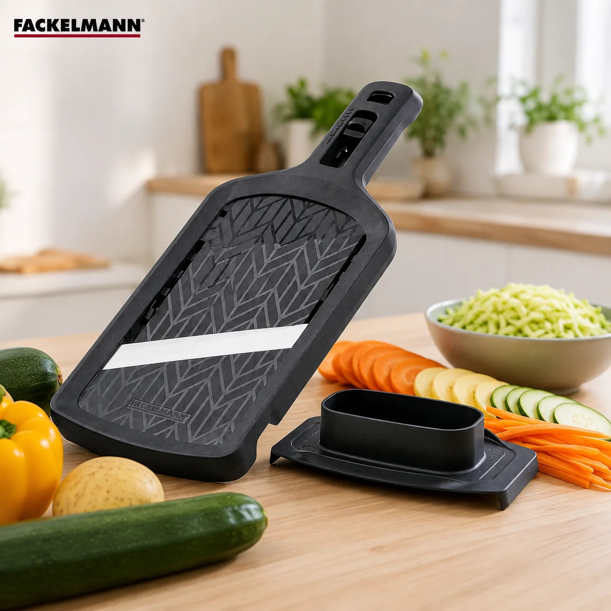 Mandoline réglable 4 hauteurs Fackelmann