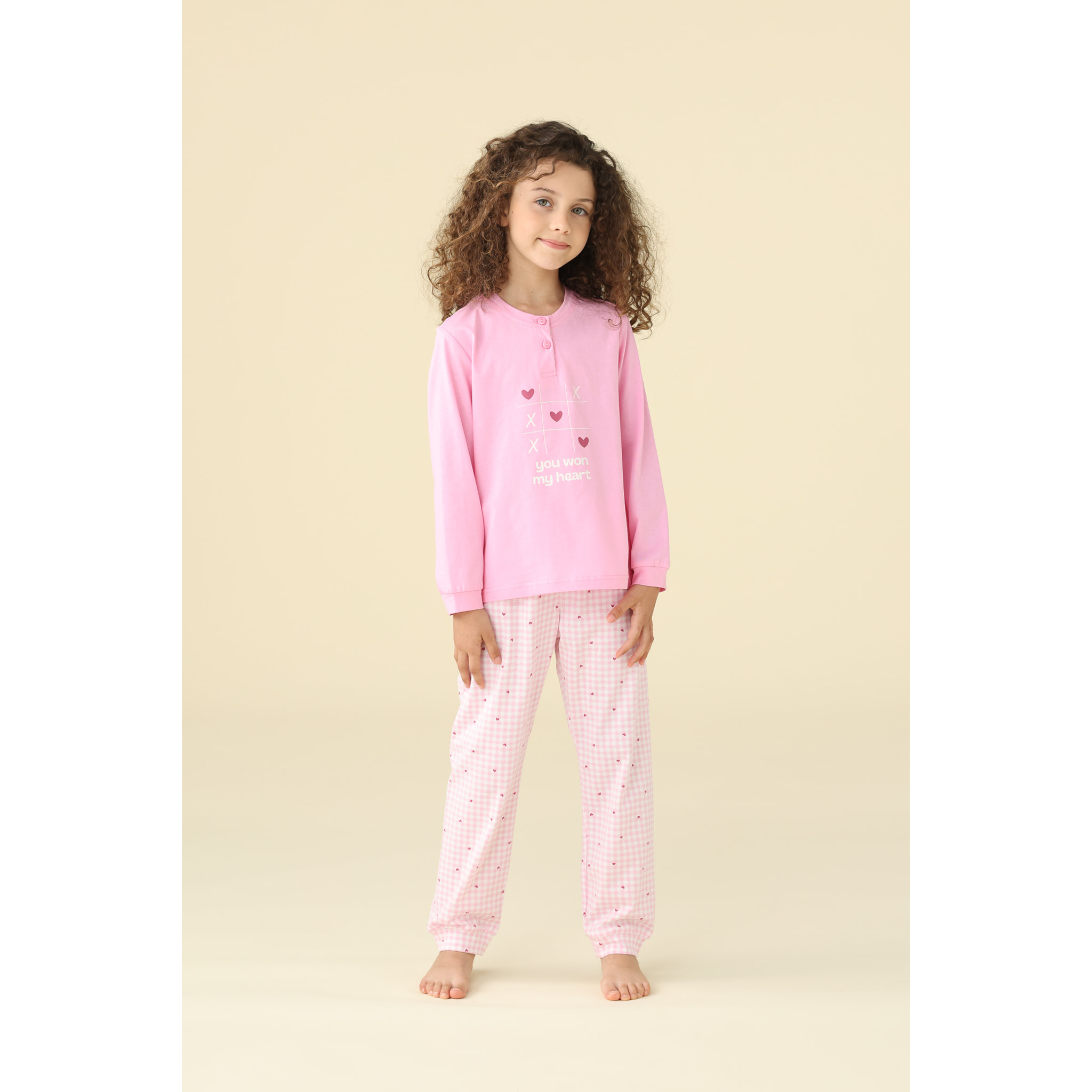 Pigiama bambina estivo in cotone. Noidinotte