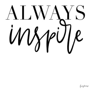 Tableau always inspire Tableau plexiglas