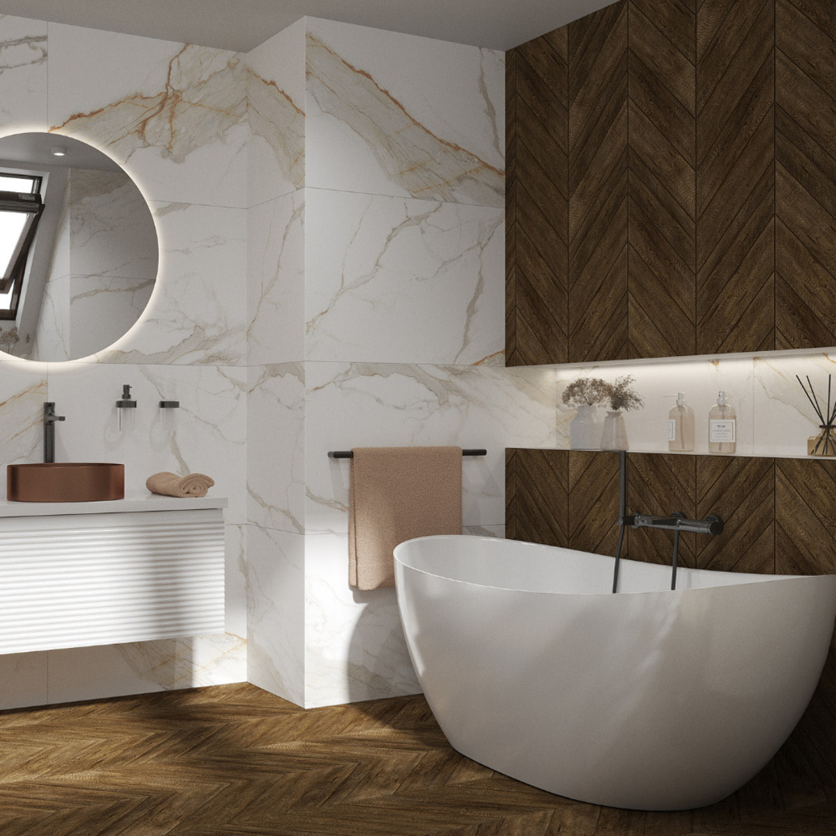 SAT DARK mitigeur de bain sans douche PVD Gun Metal (SATBSDA222)