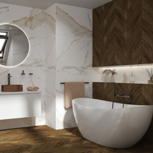 SAT DARK mitigeur de bain sans douche PVD Gun Metal (SATBSDA222)