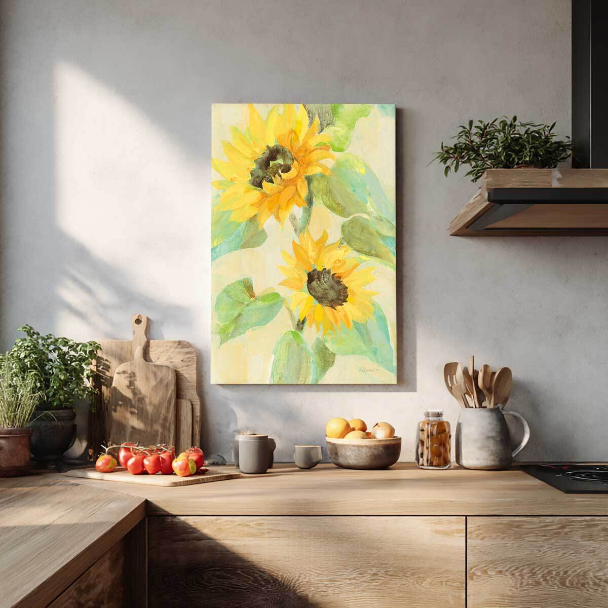 Tableau fleurs Tableau fleurs Tournesol fleuri Tableau alu Dibond