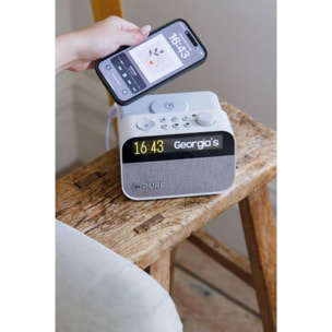Radio réveil PURE Moment Charge Cotton White