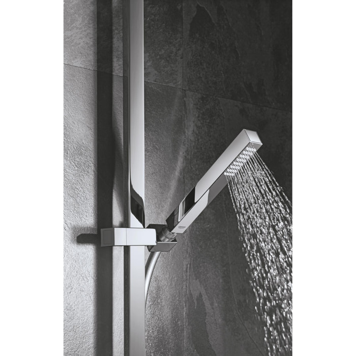 Barre de douche 60cm avec douchette Cube Stick 1 jet