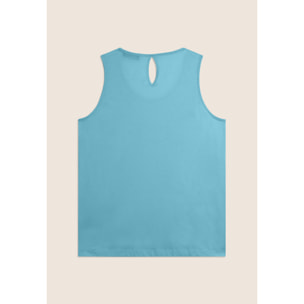 Canotta con Dettaglio Cut-Out e Grafica FREDDY