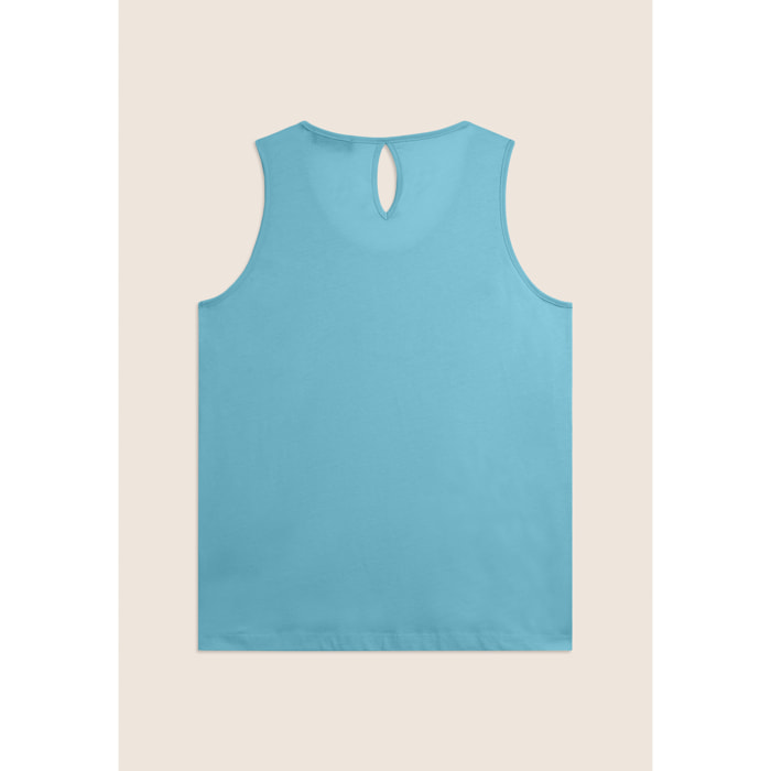 Canotta con Dettaglio Cut-Out e Grafica FREDDY
