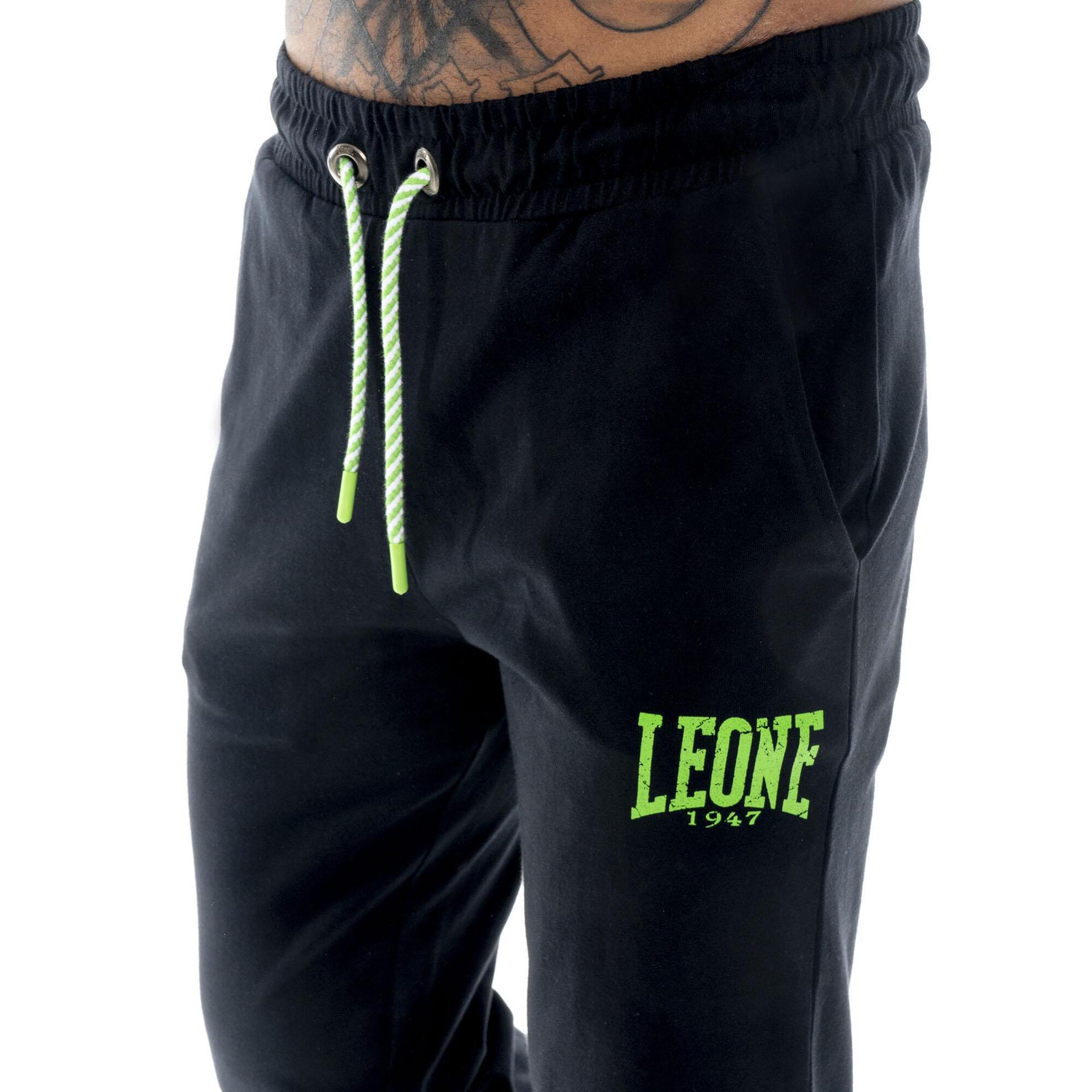 Tuta da uomo in cotone non garzato con cappuccio Leone Boxing legend