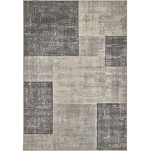 Tappeto Stile Moderno Geometrico Grigio