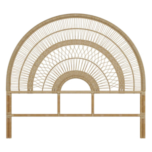 Tête de lit en rotin naturel 140 cm - Astéria