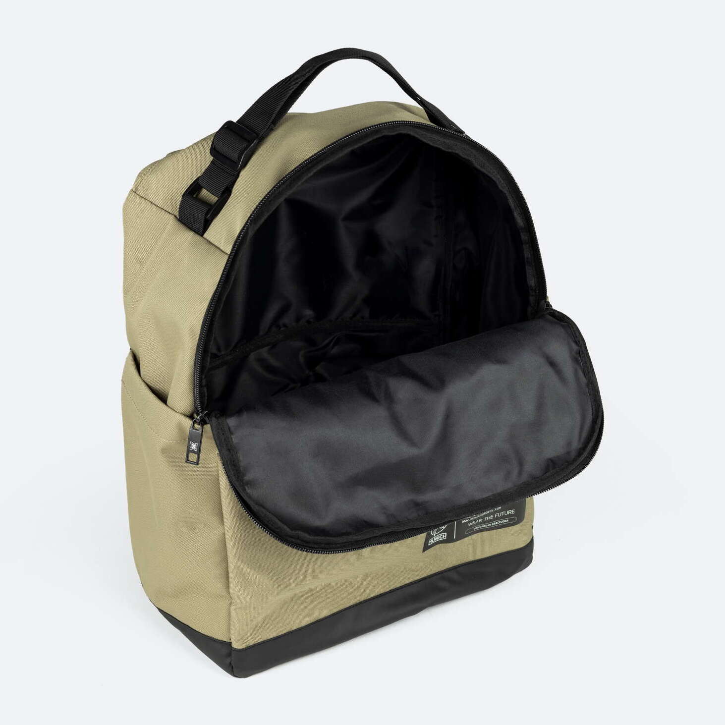Mochila underseat beige de poliéster reciclado MUNICH GATE X-39 UNDERSEAT BACKPACK