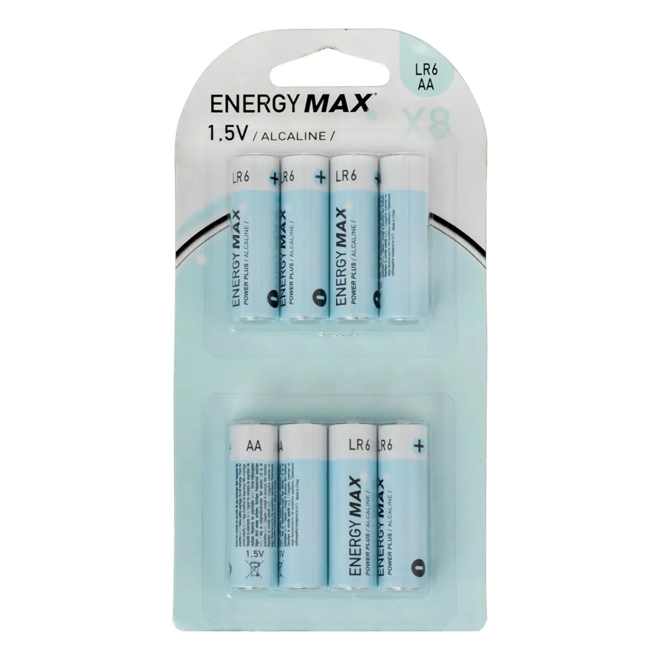 Lot de 8 piles alcaline LR6